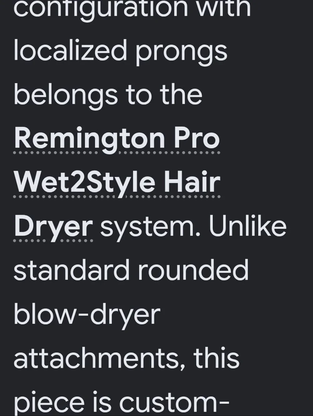 Remington Diffuser For Wet To Dry Hair Belongs To A Pro Wet 2S style Hair Dryer